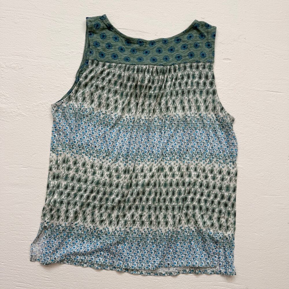 Lucky Brand Sleeveless Boho Floral Tassel Tank Top, Size Medium - Picture 5 of 5